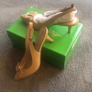Lilly Pulitzer Kat Kitten Heel 7 M BNIB